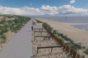 Nieuwe strandopgang Huisduinen officieel geopend